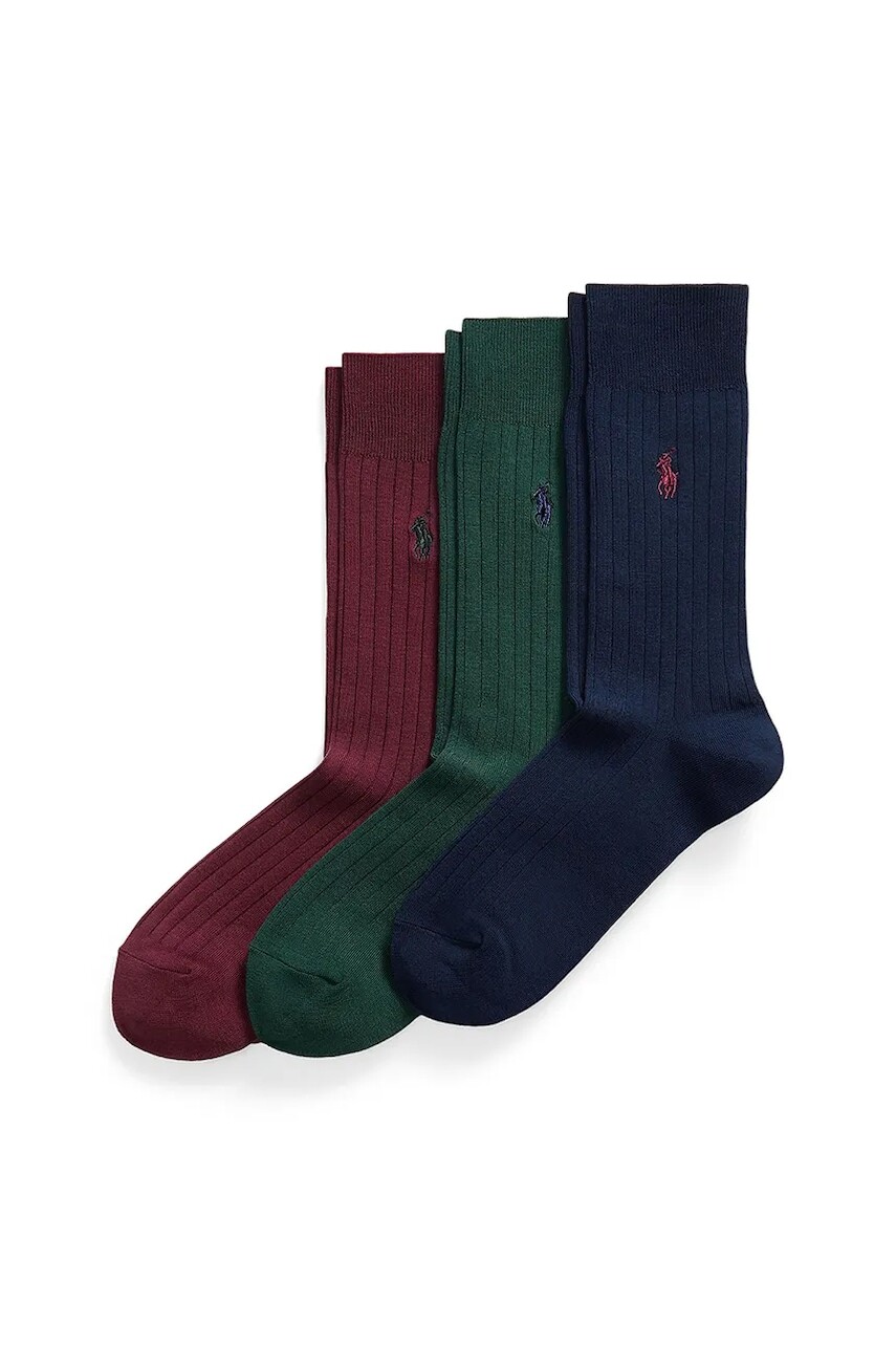 Ponožky Polo Ralph Lauren 3-pak viac farieb, 449P05400