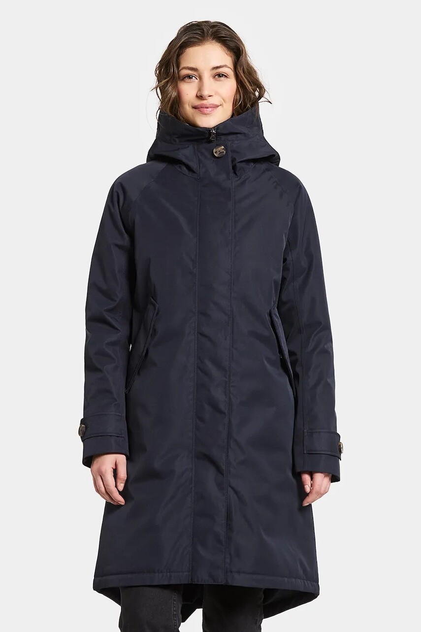 Bunda Didriksons LUNA tmavomodrá farba, zimná, oversize, 505930