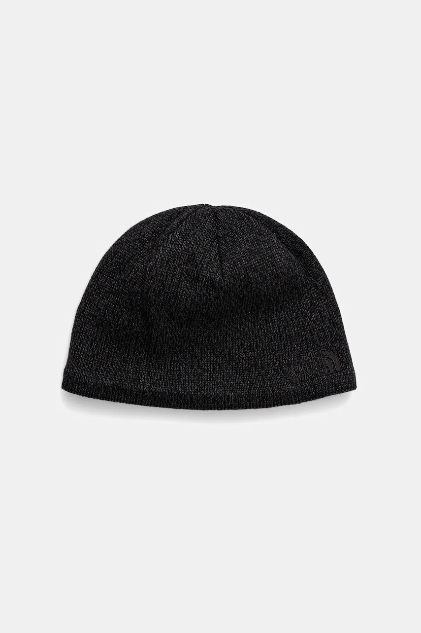 Detská vlnená čiapka The North Face KIDS JIM BEANIE čierna farba, NF0A88QTKS71