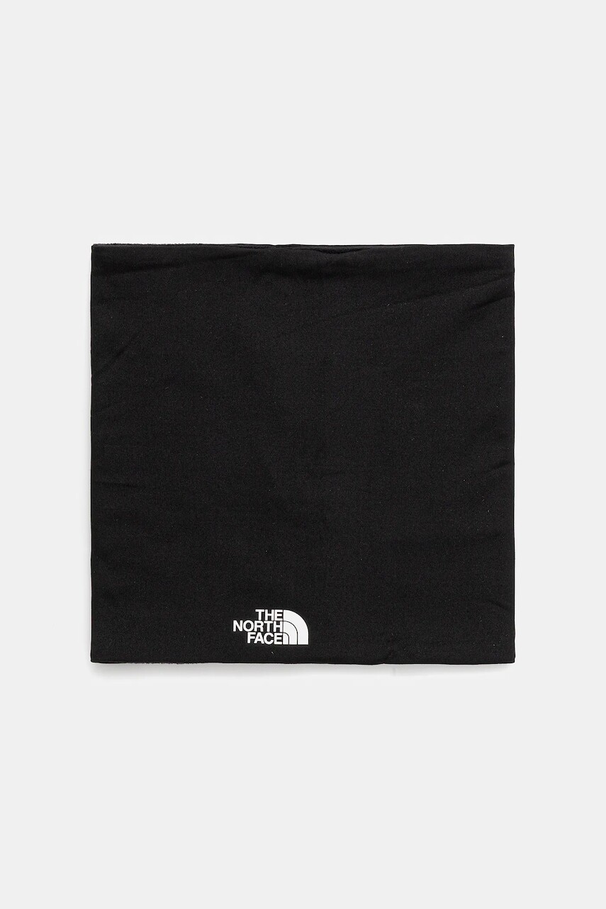 Šál komín The North Face čierna farba, s potlačou, NF0A88JNJK31