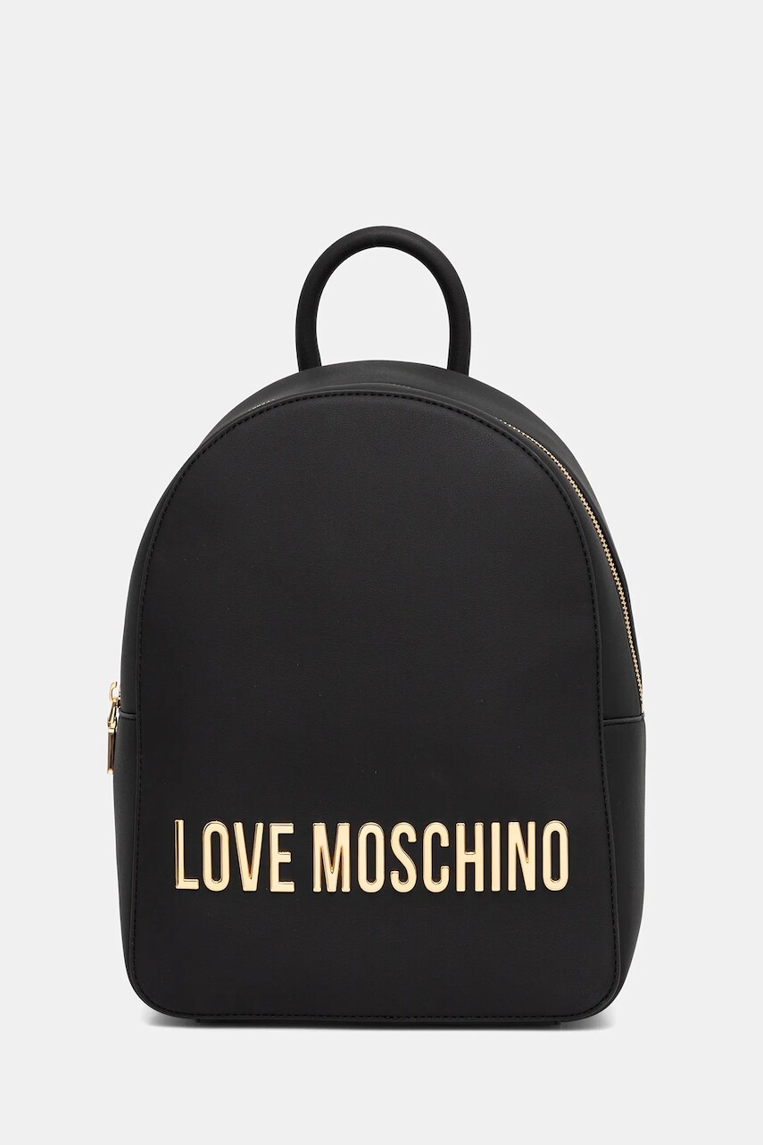 Ruksak Love Moschino dámsky, čierna farba, veľký, jednofarebný, JC4193PP0NKD0000