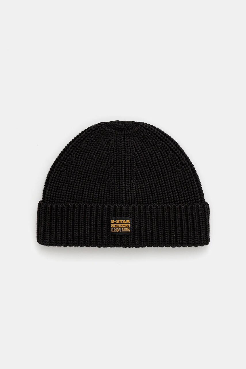 Čiapka G-Star čierna farba, D24321.D167