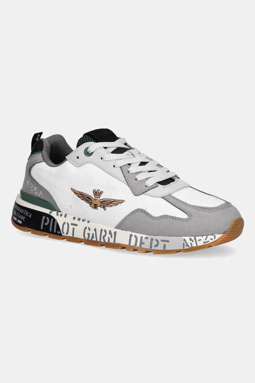 Tenisky Aeronautica Militare SNEAKERS šedá farba, 252SC0276UCT03380