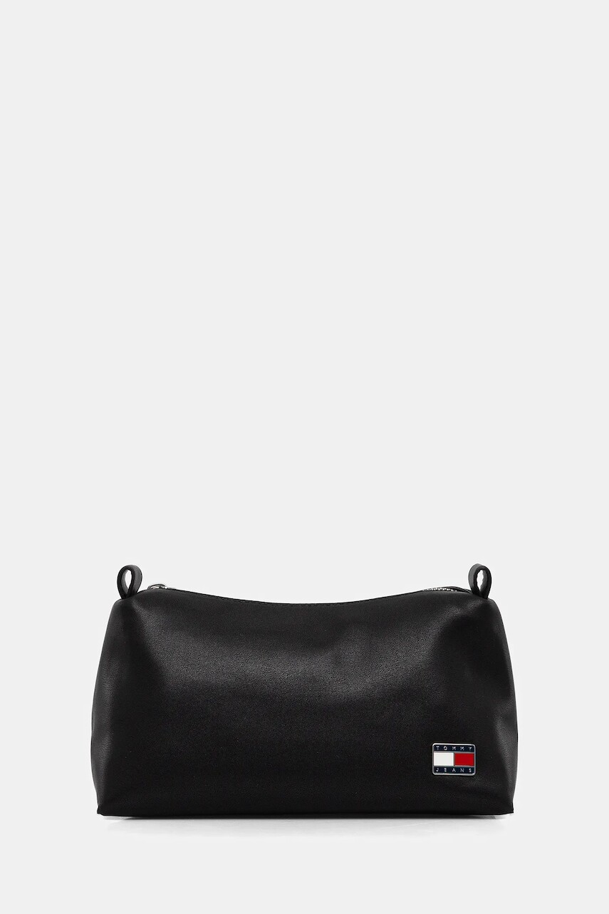 Kozmetická taška Tommy Jeans čierna farba, AW0AW17878