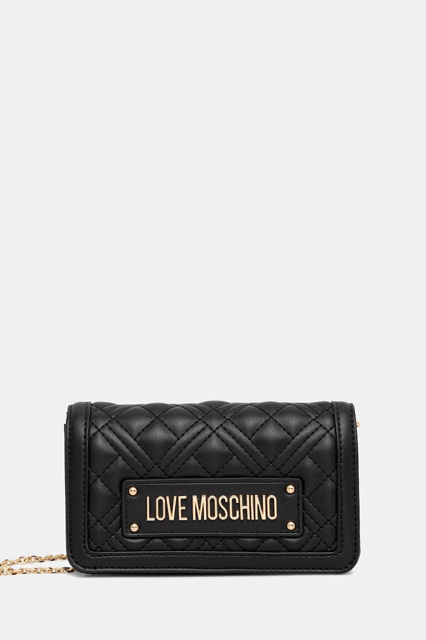 Kabelka Love Moschino čierna farba, JC5681PP1NLA0000