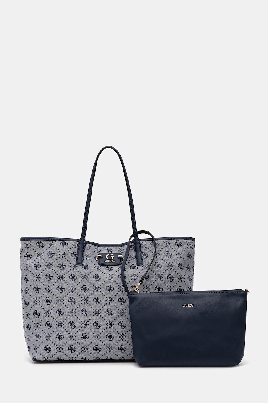 Kabelka Guess NEDA modrá farba, HWJP96 54240