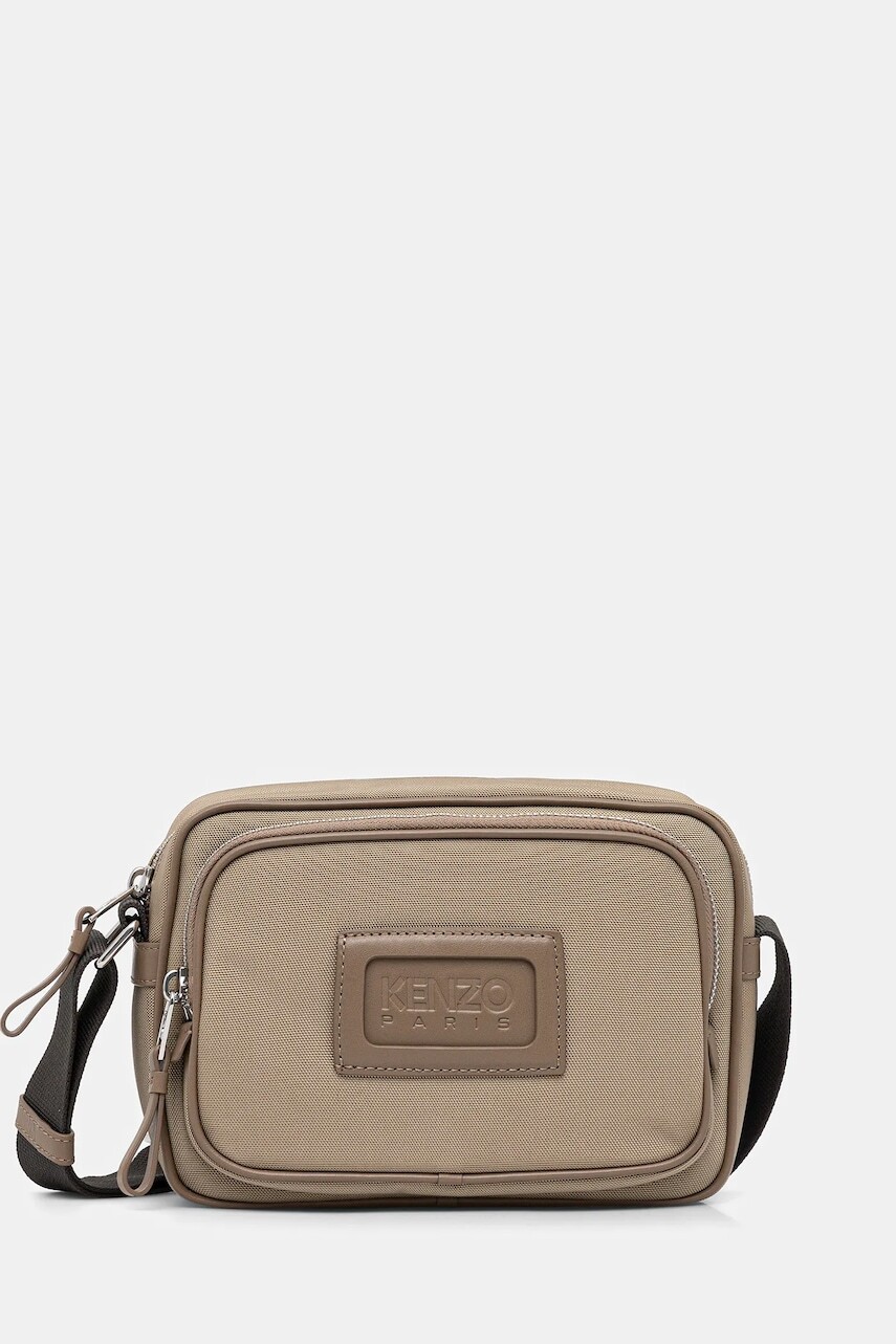 Malá taška Kenzo zelená farba, FF65SA318B15