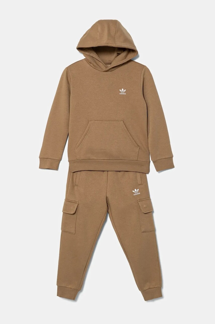 Detská tepláková súprava adidas Originals zelená farba, JY4878