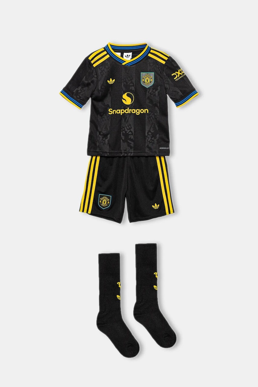 Detská súprava adidas Performance Manchester United čierna farba, KD4229