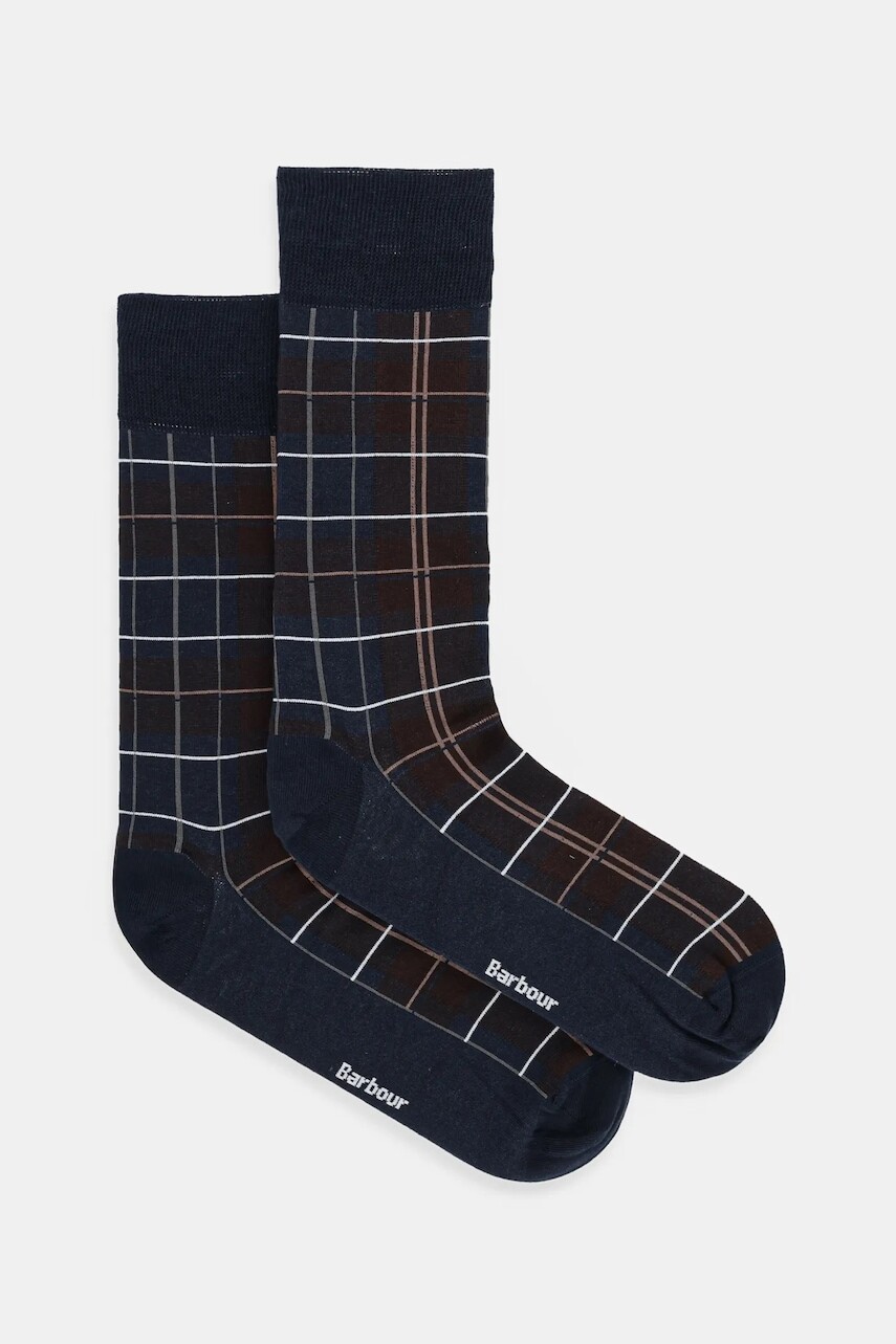 Ponožky Barbour hnedá farba, MSO0199