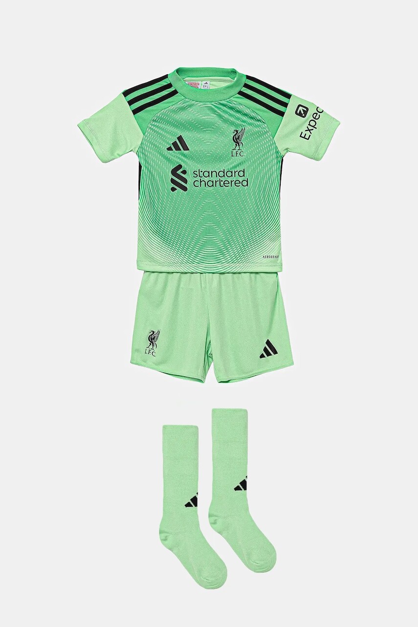 Detská súprava adidas Performance LFC zelená farba, JV6486