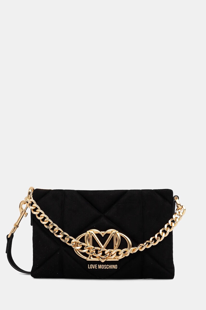 Kabelka Love Moschino čierna farba, JC4316PP0NKE0000