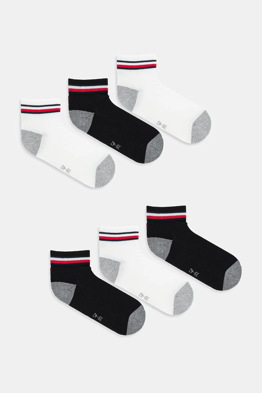 Detské ponožky Tommy Hilfiger 6-pak biela farba, 701220492