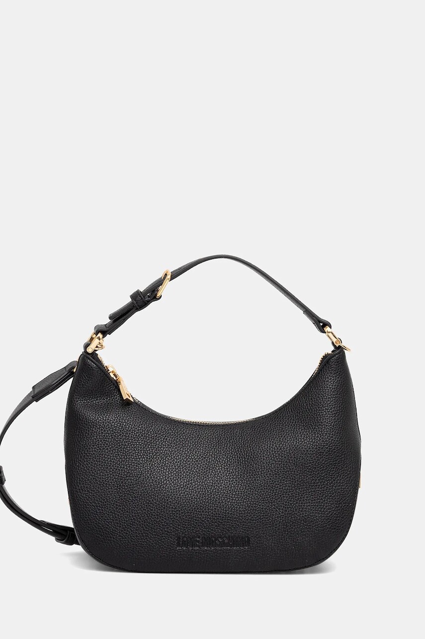 Kabelka Love Moschino čierna farba, JC4018PP0NLT0000