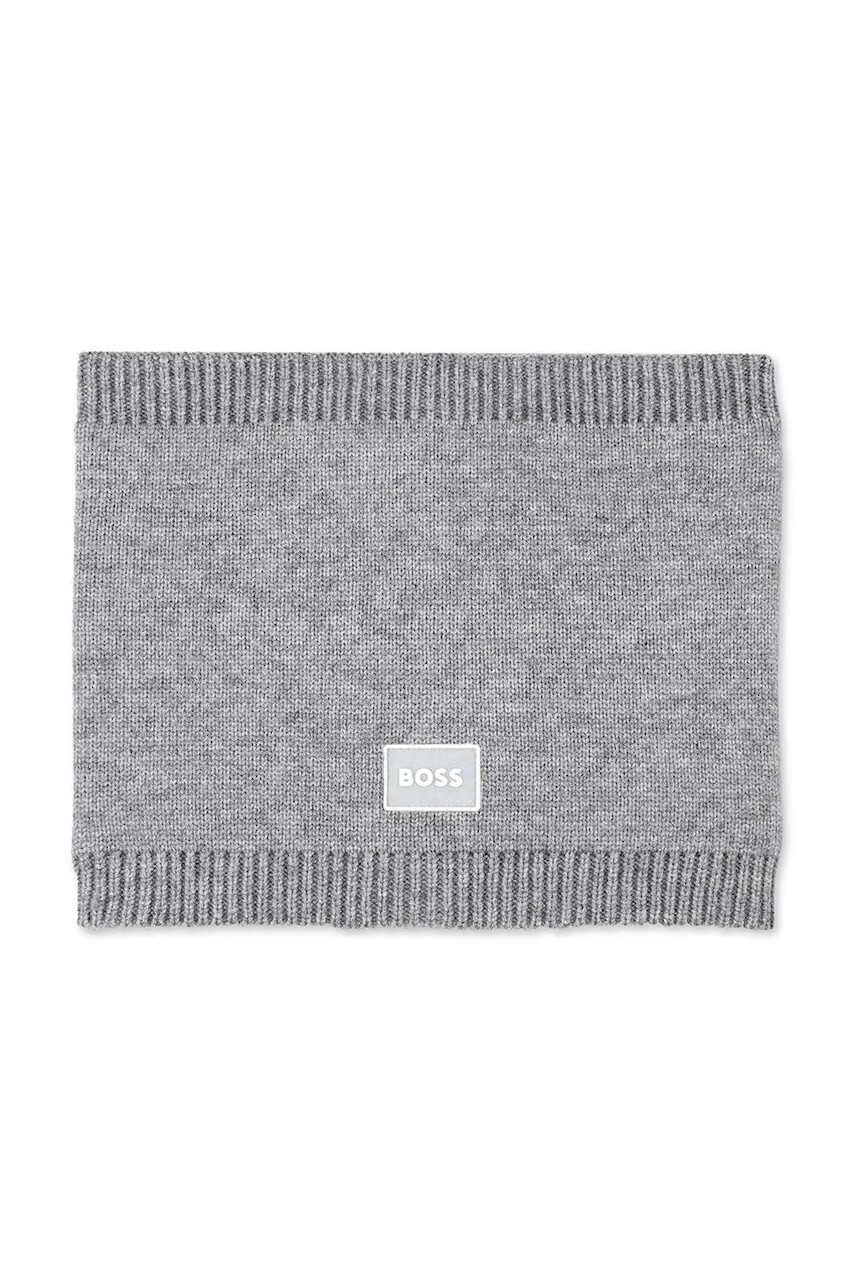 Detský šál komín BOSS šedá farba, J52667