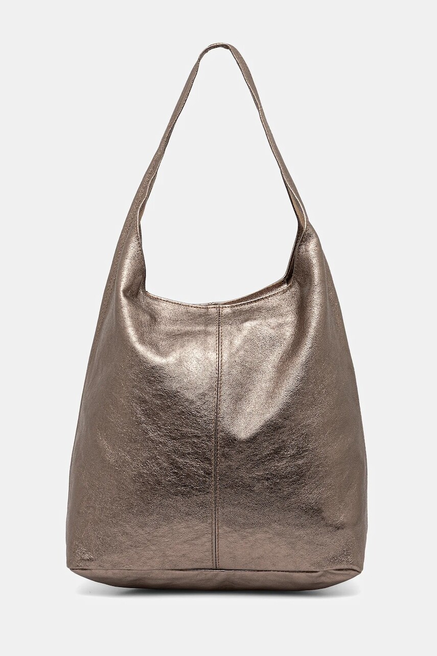 Kožená kabelka Answear.LAB oranžová farba