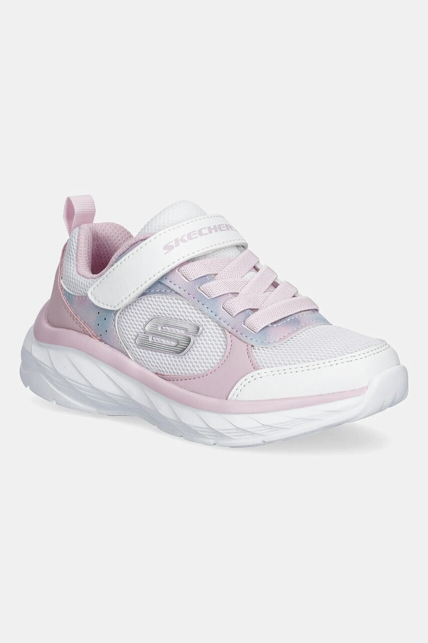 Detské tenisky Skechers BOUNDLESS - WATERCOLOR BLUR biela farba, 303628L