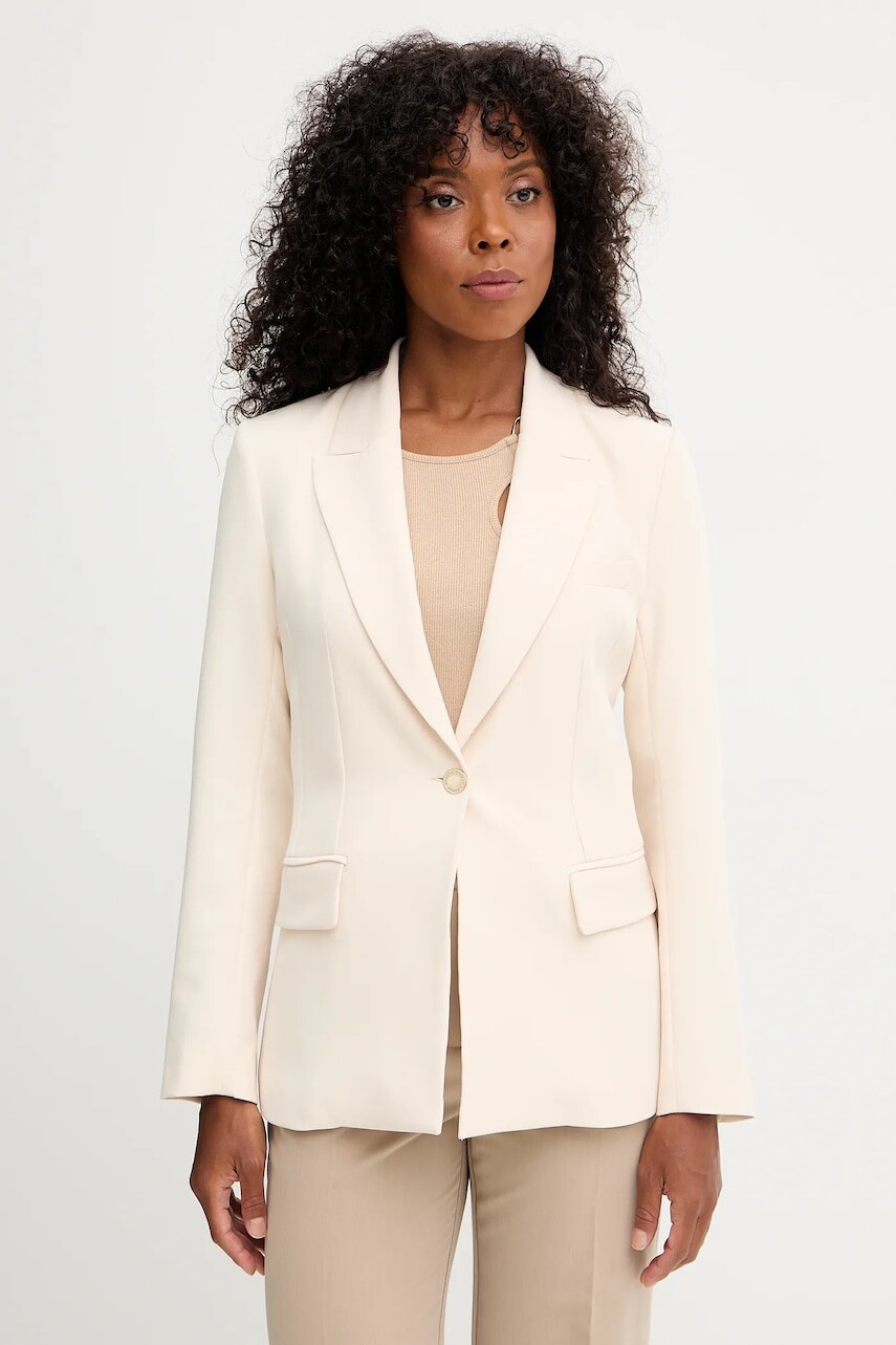 Sako Morgan béžová farba, jednoradové, jednofarebné, VAKA.F