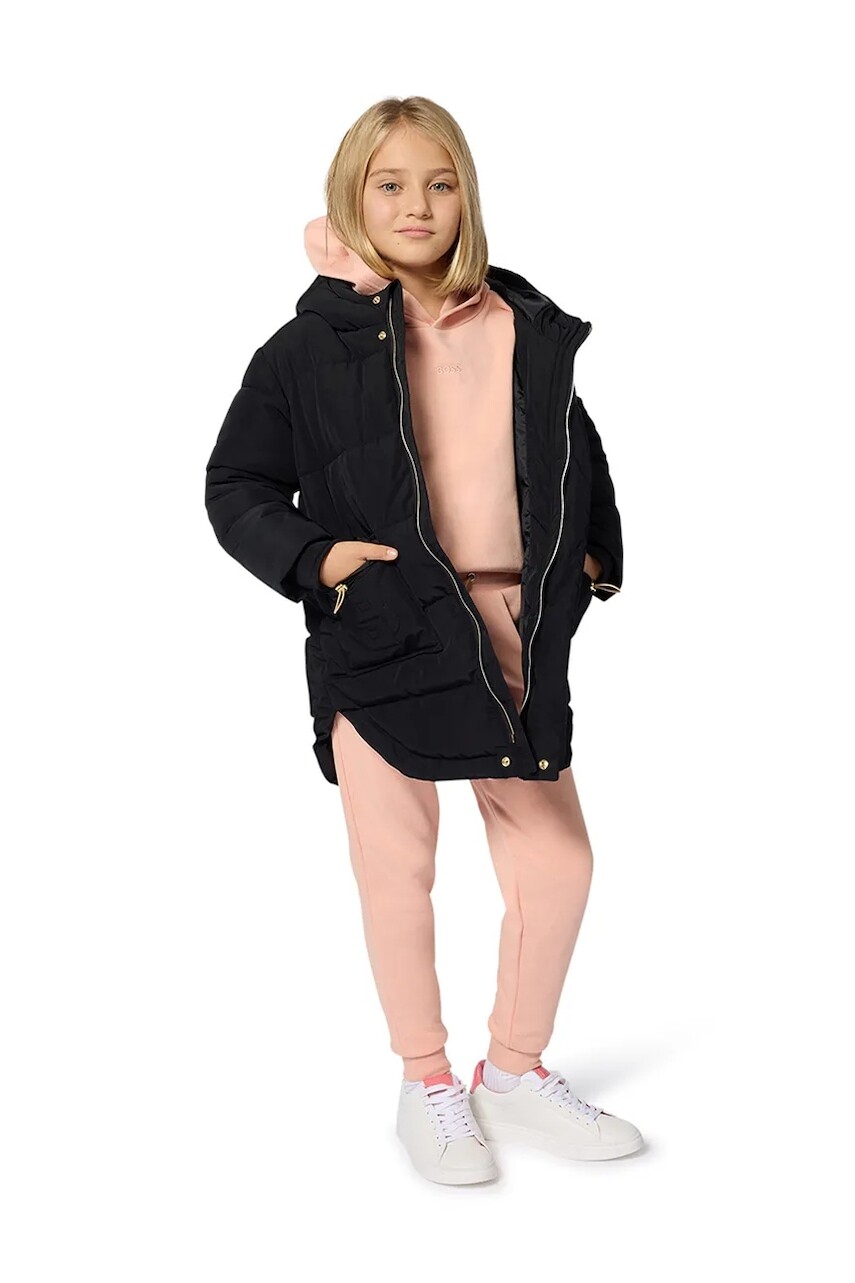 Detské tepláky BOSS oranžová farba, jednofarebné, J52413