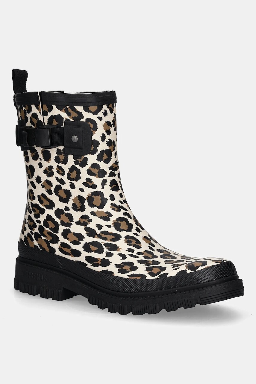 Gumáky Verbenas LINA MATE COMBI ANIMAL béžová farba, 9302190945