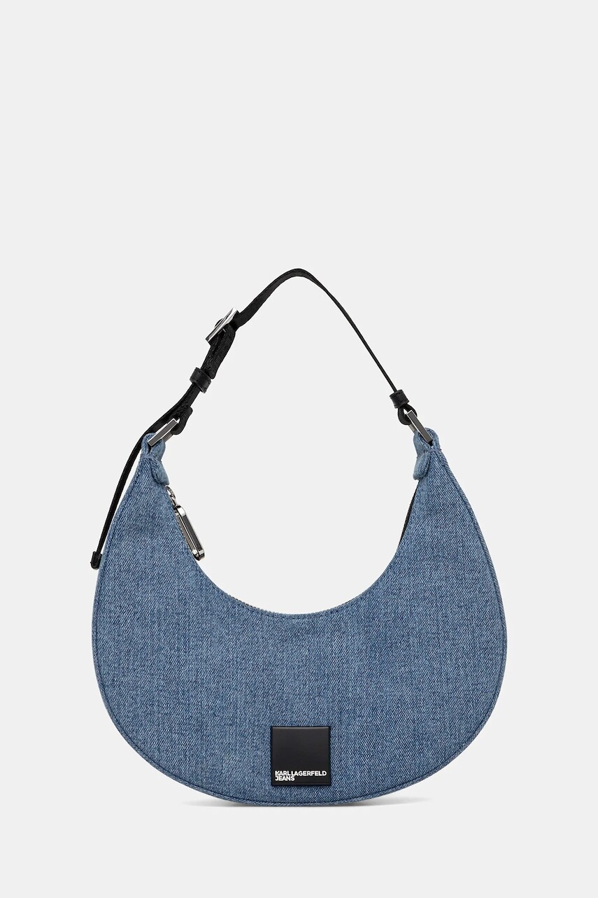 Džínsová taška Karl Lagerfeld Jeans modrá farba, A4W30241