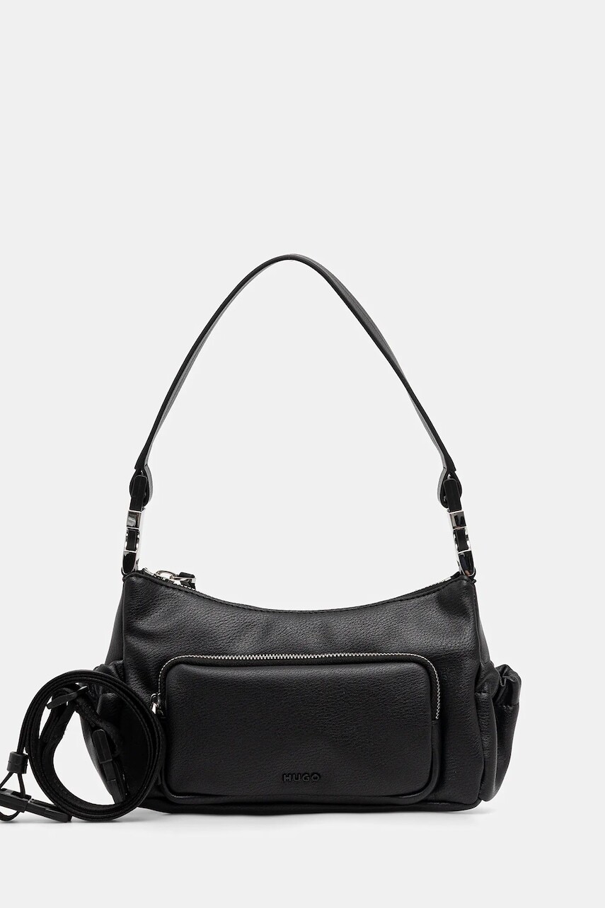 Kabelka HUGO čierna farba, 50552289