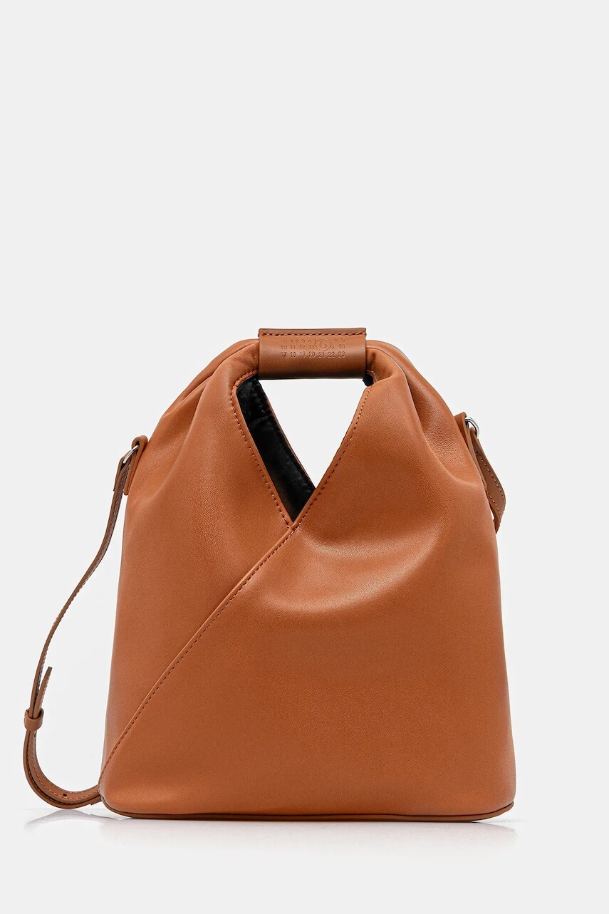 Kabelka MM6 Maison Margiela hnedá farba, SB6WD0026.P4313.T2222