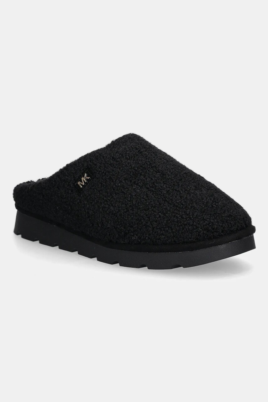 Detské papuče Michael Kors WINNIE čierna farba, MK03780001