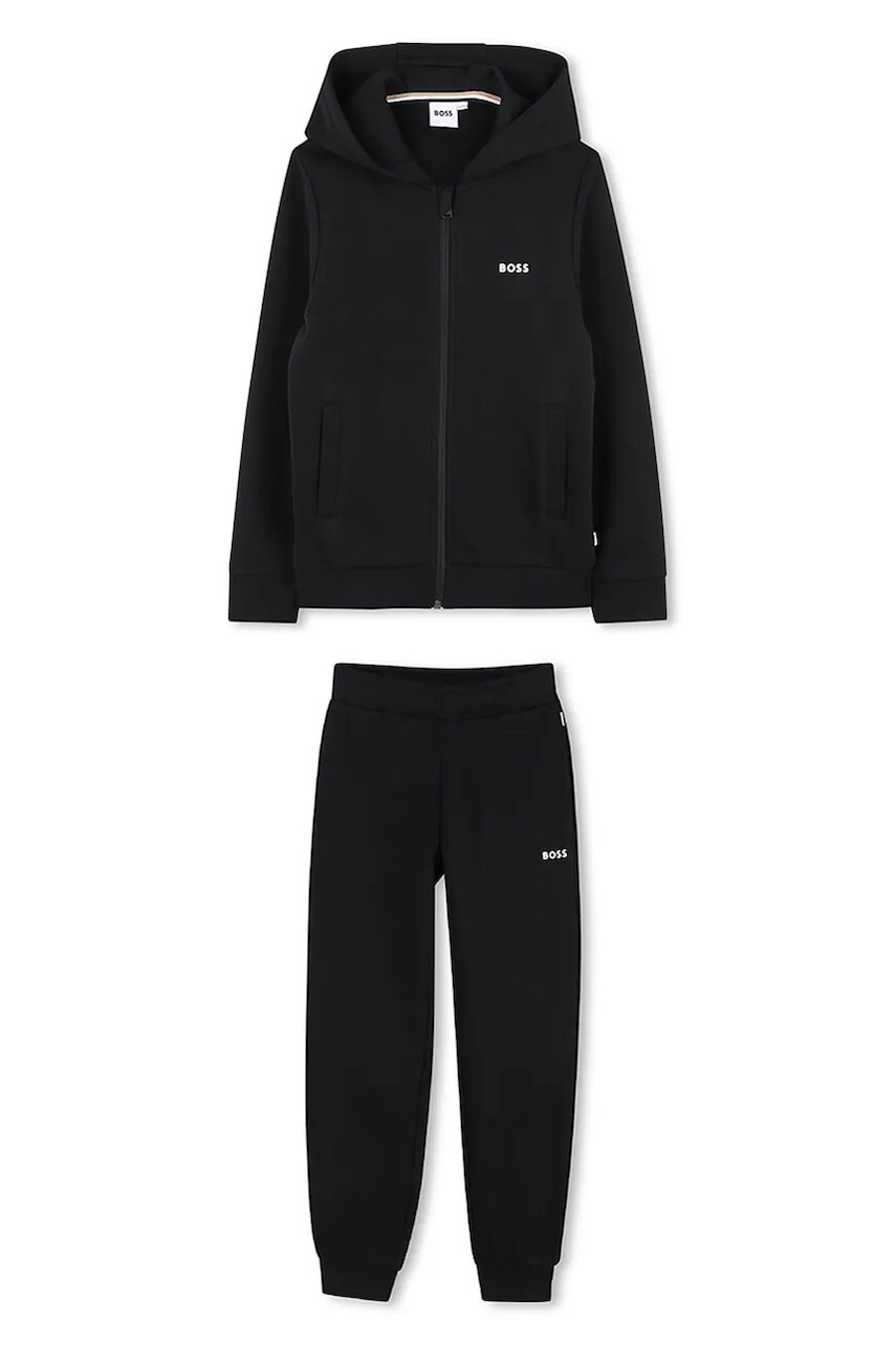 Tepláková súprava pre bábätká BOSS čierna farba, J52403