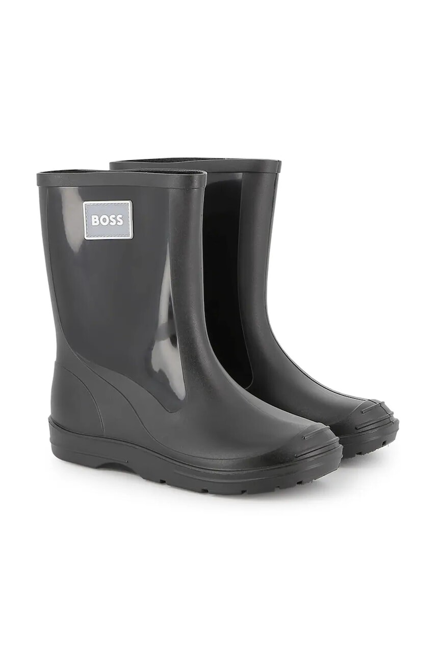 Detské gumáky BOSS čierna farba, J52723