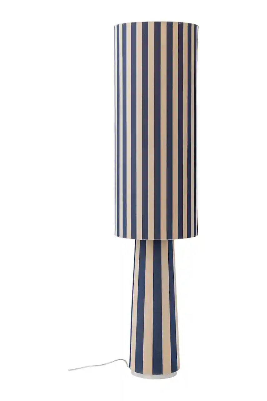 Stolná lampa Bloomingville Emmie 28 x 120 cm tmavomodrá farba