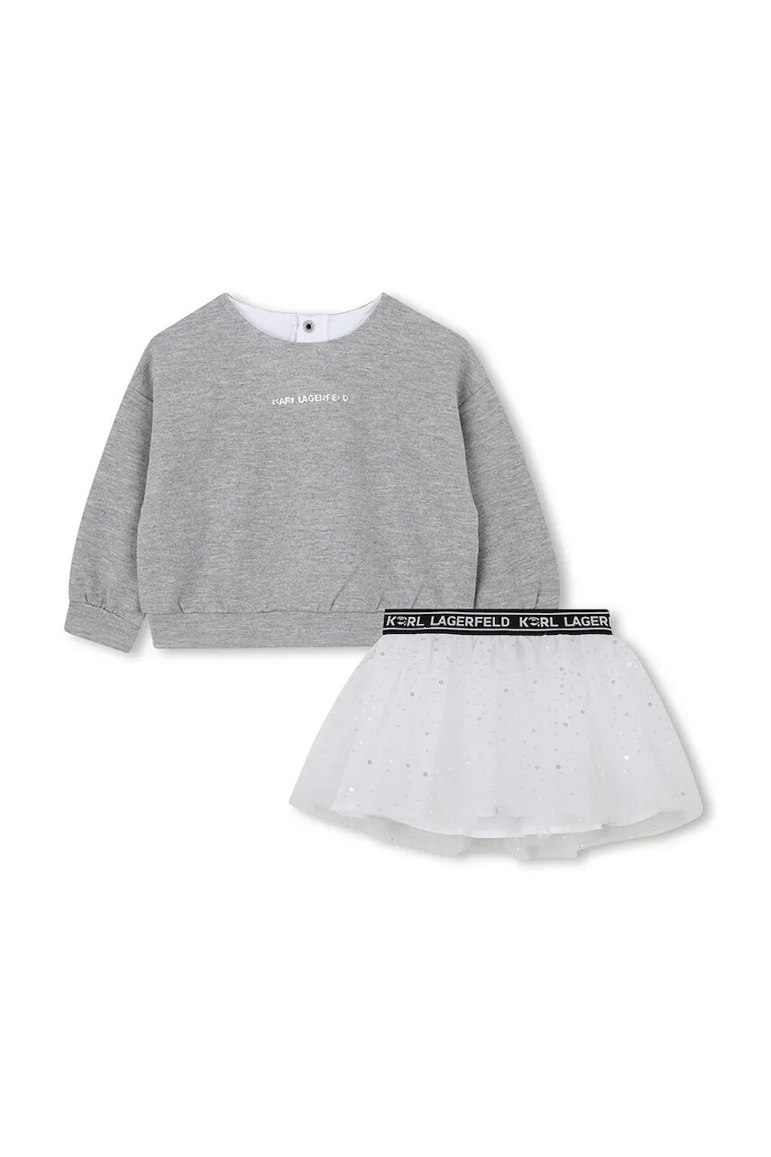 Sada pre bábätká Karl Lagerfeld šedá farba, Z30650