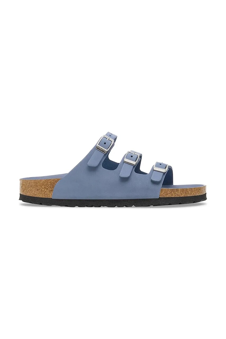 Kožené šľapky Birkenstock Florida HEX modrá farba, 1030380