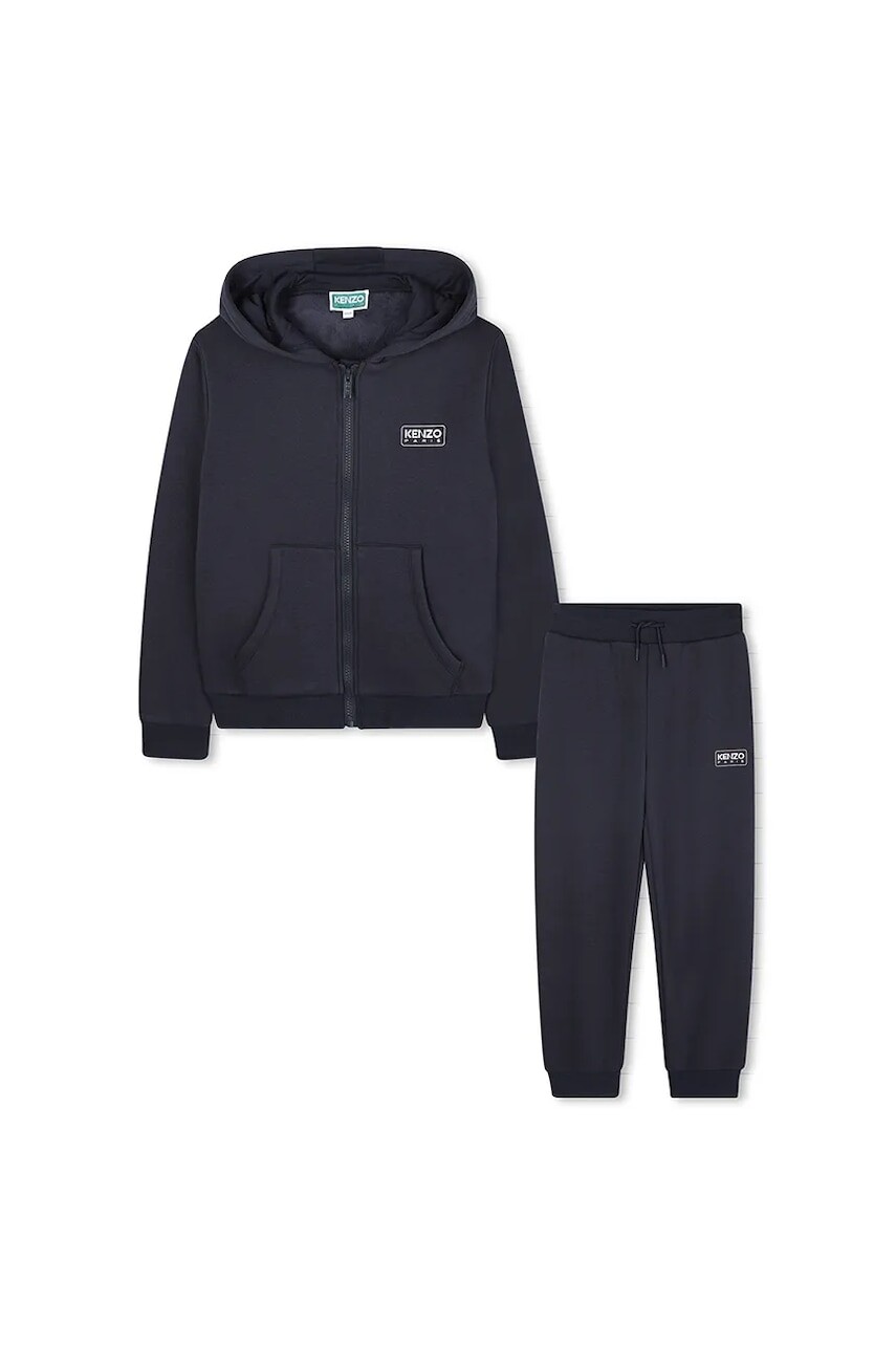 Detská tepláková súprava Kenzo Kids tmavomodrá farba, K61468