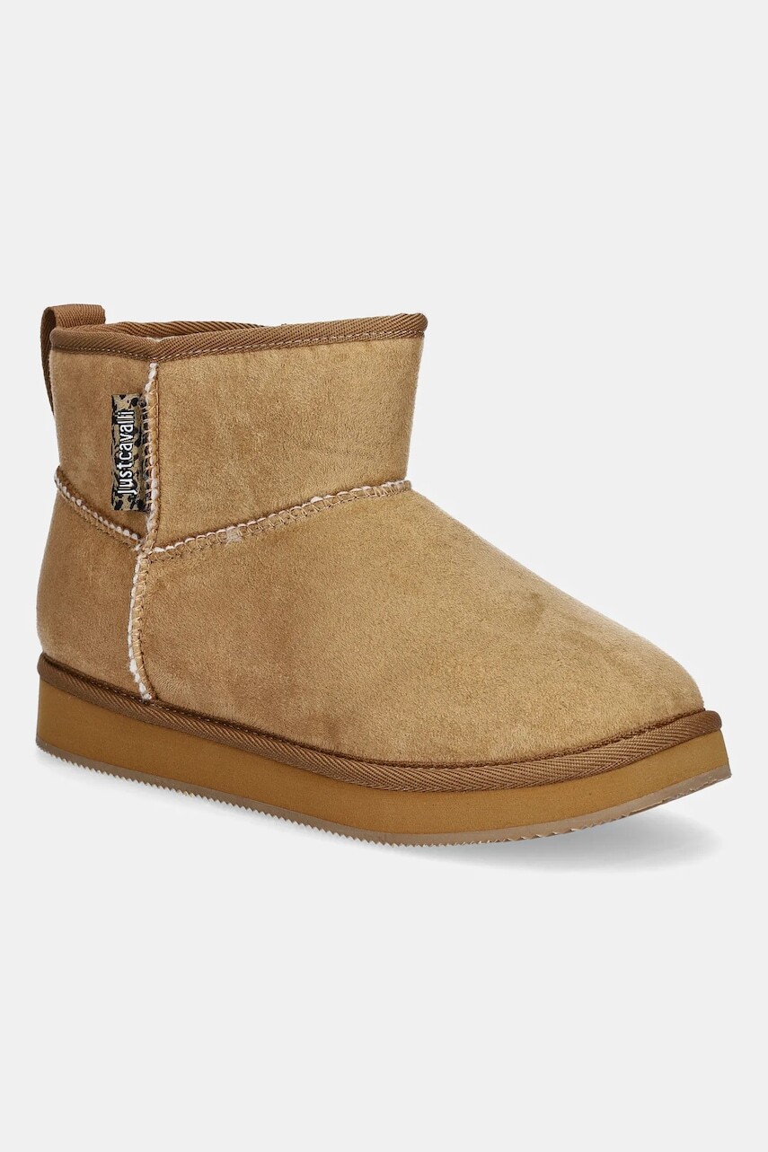 Snehule Just Cavalli béžová farba, 79RA3S34ZSD44U68