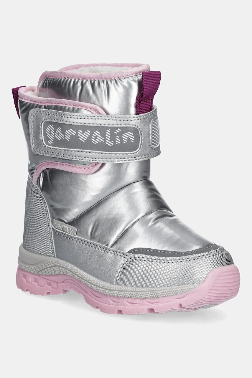 Detské zimné topánky Garvalin strieborná farba, 251845