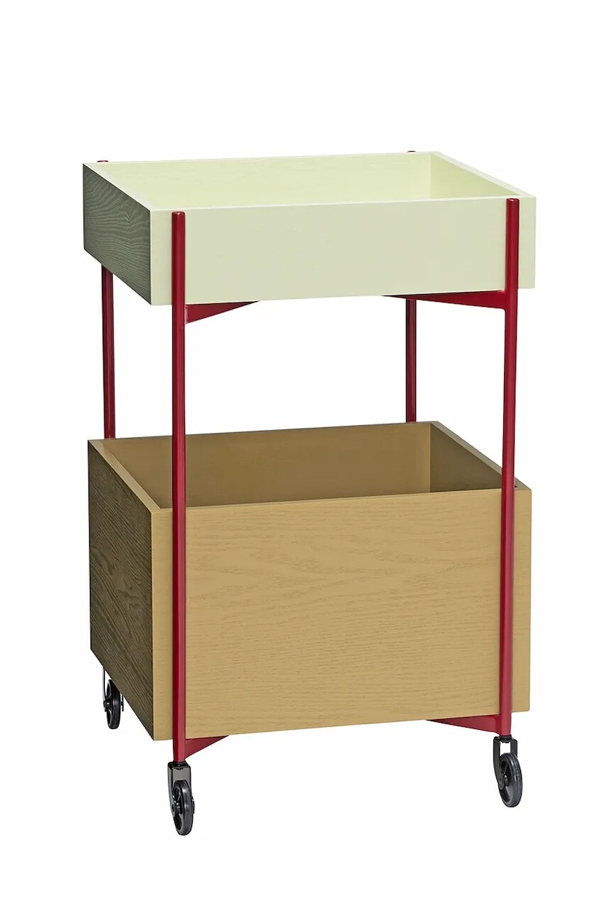 Nábytok s kolieskami Hübsch Fresh Trolley 42 x 41 x 67 cm viac farieb