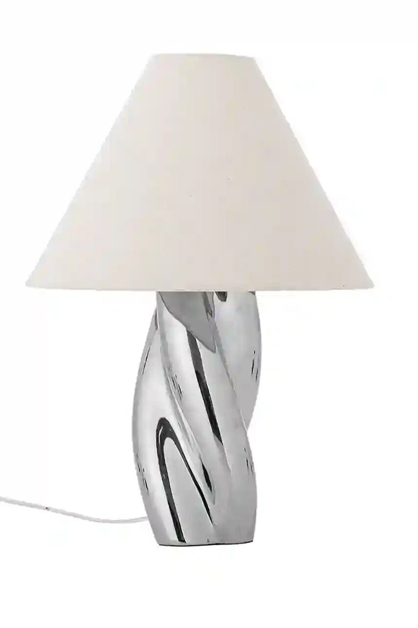 Stolná lampa Bloomingville Silva 35 x 49 cm šedá farba