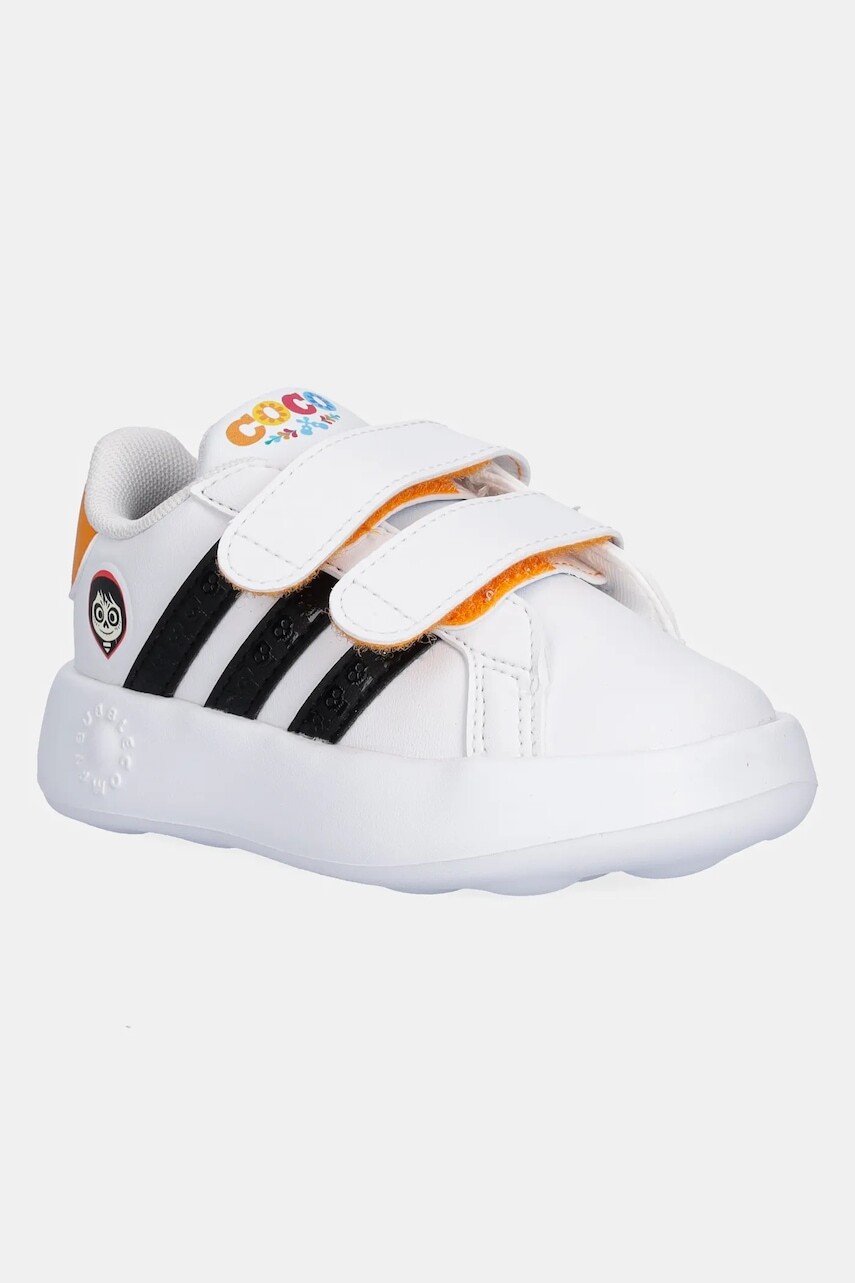 Detské tenisky adidas GRAND COURT COCO biela farba, JR5625