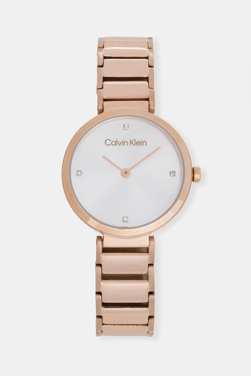 Hodinky Calvin Klein dámske, zlatá farba, 25200140