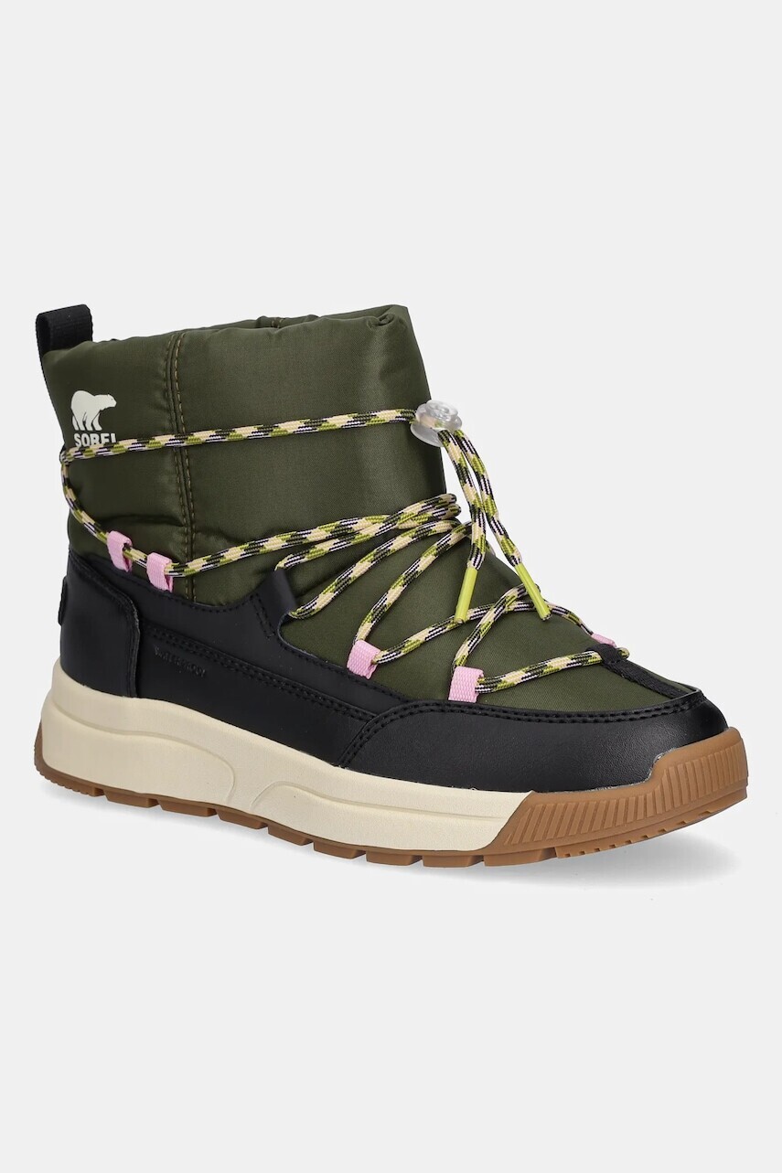 Snehule Sorel WHITNEY III SLIP-ON WP zelená farba, 2138501355