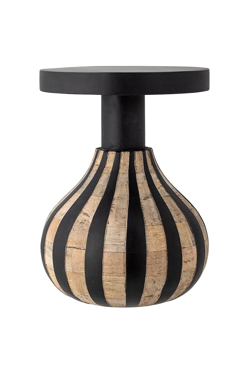 Stolík Bloomingville Aloise 29 x 39,5 cm čierna farba