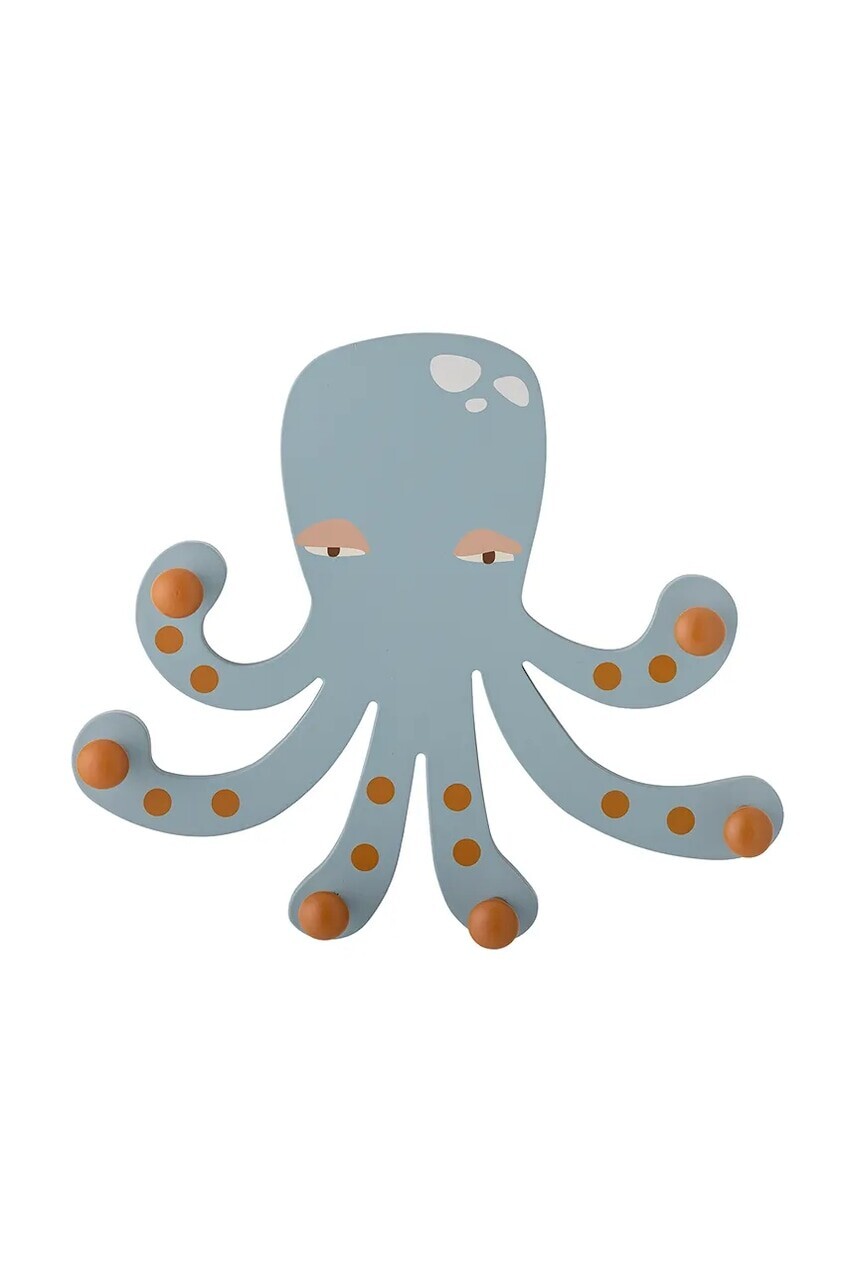 Nástenný vešiak Bloomingville Oswall 30 x 26 x 6 cm modrá farba