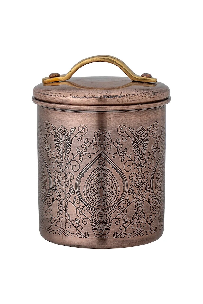 Nádoba s vekom Bloomingville Saralin 700 ml hnedá farba