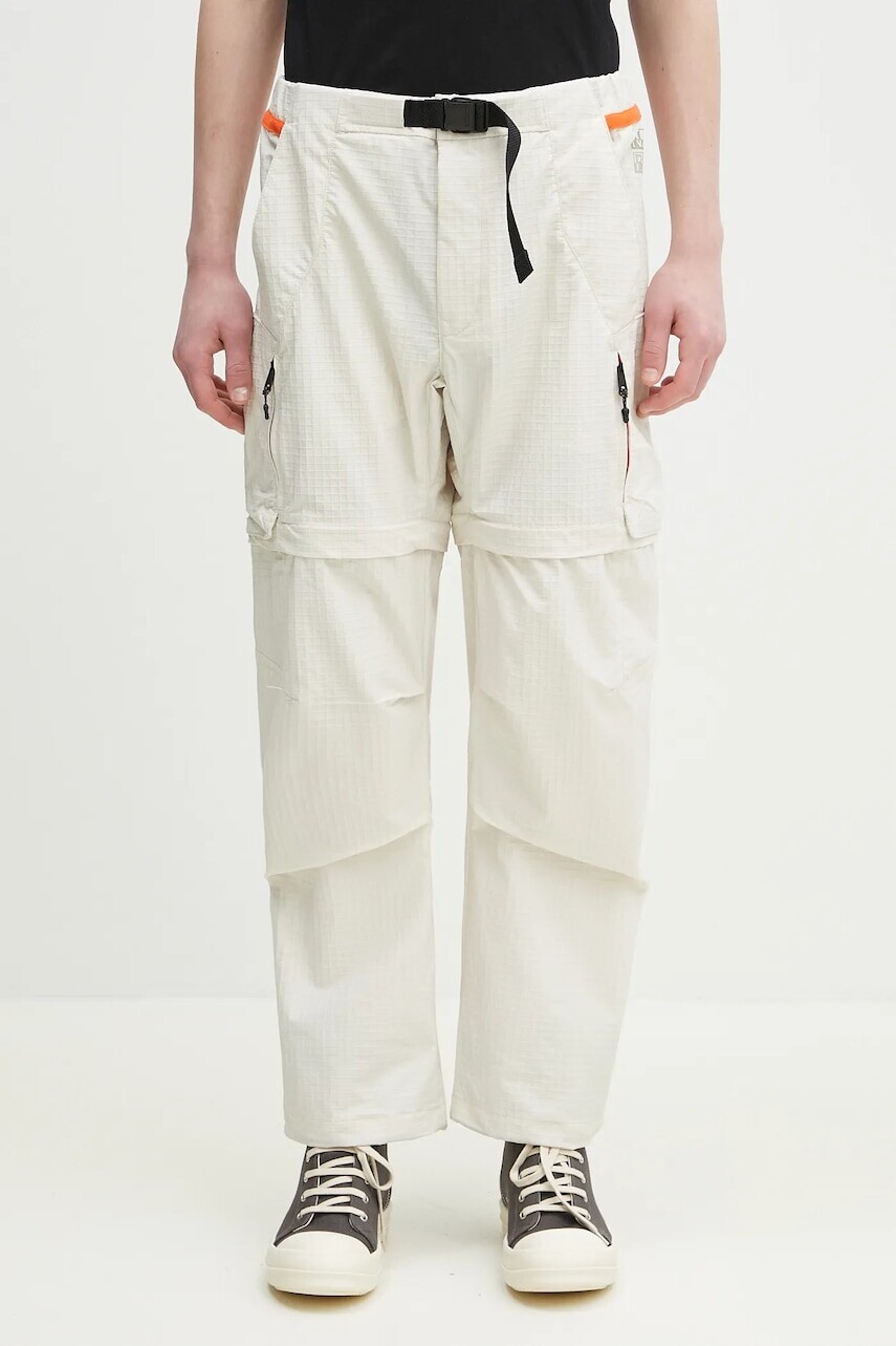 Nohavice Napapijri M-Tusco pánske, béžová farba, rovné, NP0A4IDTN1J1