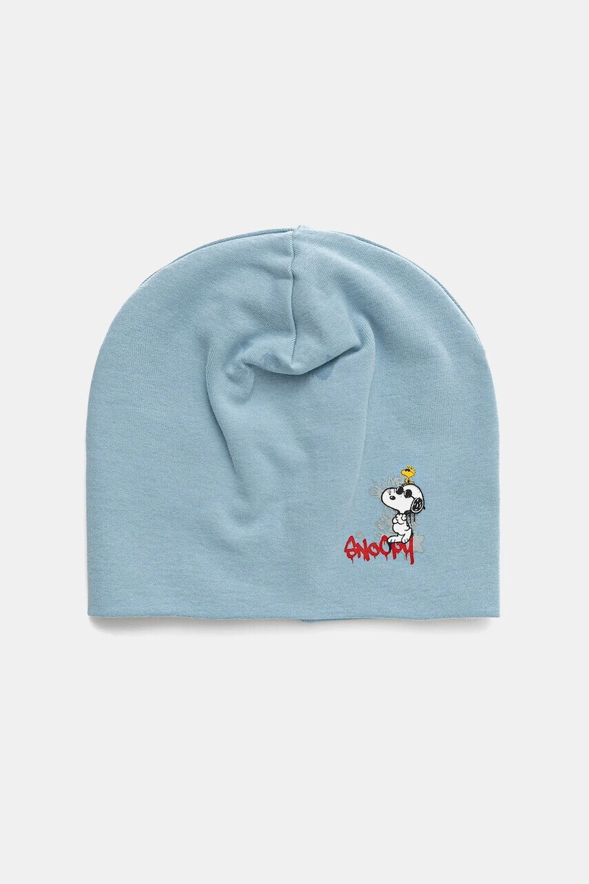 Detská čiapka United Colors of Benetton modrá farba, 6SPHGA01L