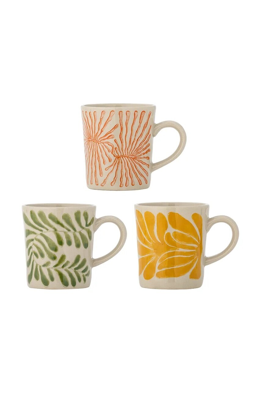 Sada pohárov Bloomingville Fauni 205 ml 3-pak viac farieb