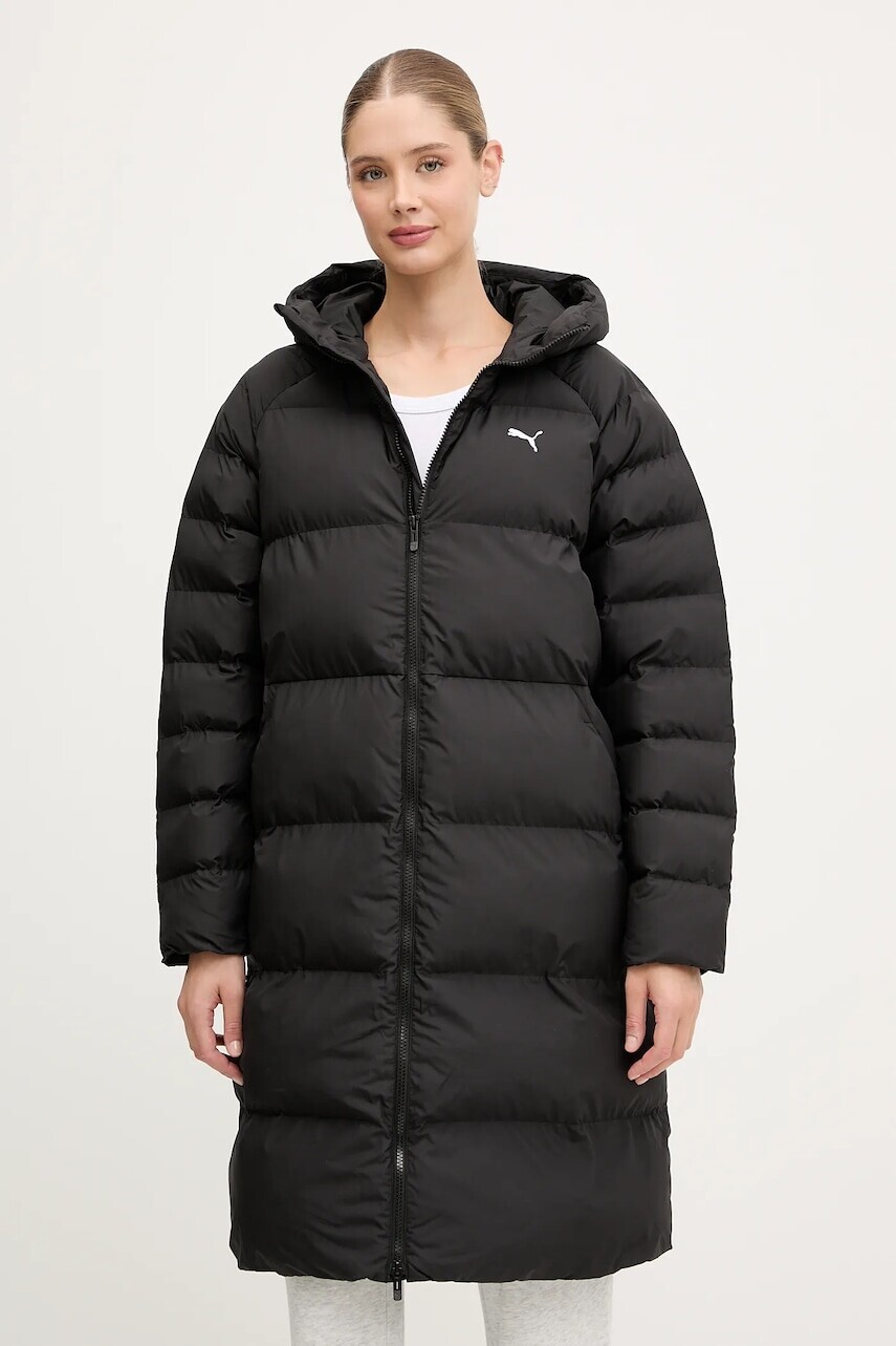 Bunda Puma čierna farba, zimná, 688384