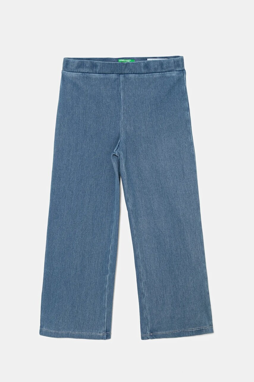 Detské legíny United Colors of Benetton modrá farba, jednofarebné, 4I42GE02S