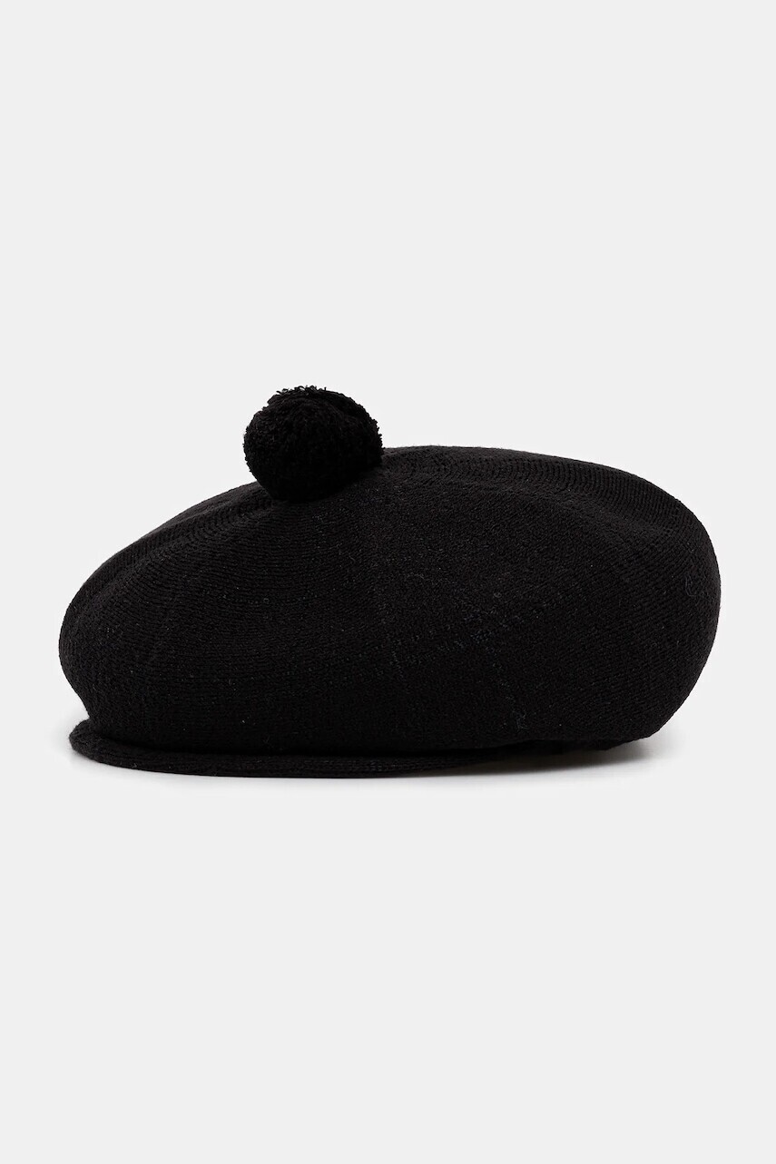 Čiapka s prímesou vlny Kangol HERITAGE čierna farba, K3778.SB002